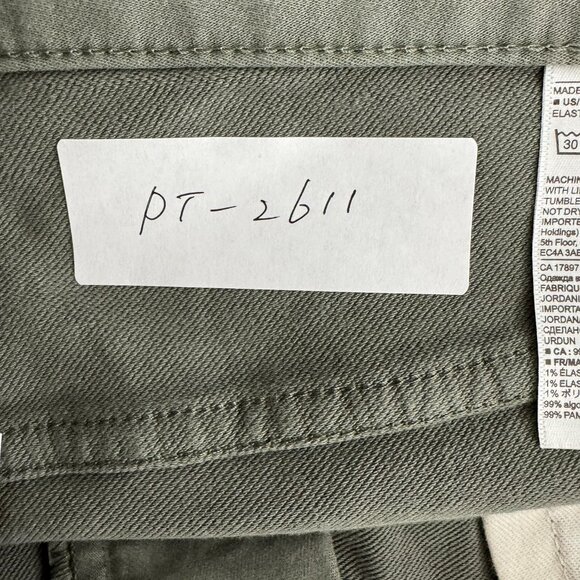 Banana Republic The Traveler Slim Pants Mens 38x34 Green Stretch NWT PT-2611 - Picture 2 of 16